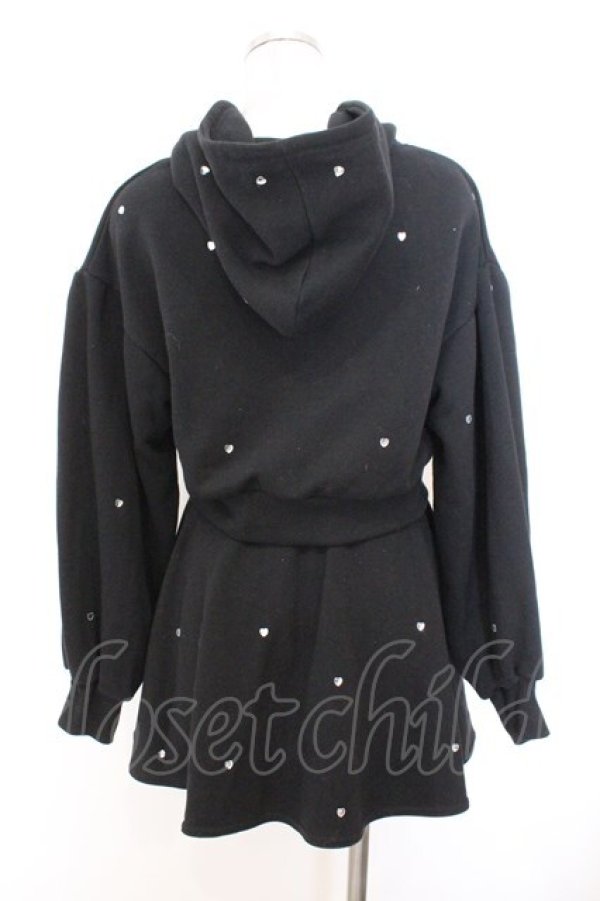 画像4: evelyn / ハートビジューセットアップ  クロ O-26-02-21-004-LO-OP-IG-OS (4)