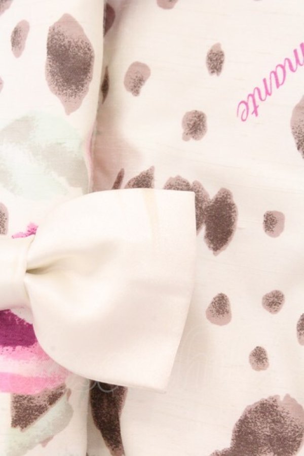 画像3: JESUS DIAMANTE / ラビットファーBBダウンジャケット 38 ヒョウ薔薇オフ白 O-26-02-21-036-JE-CO-IG-ZT0401F (3)