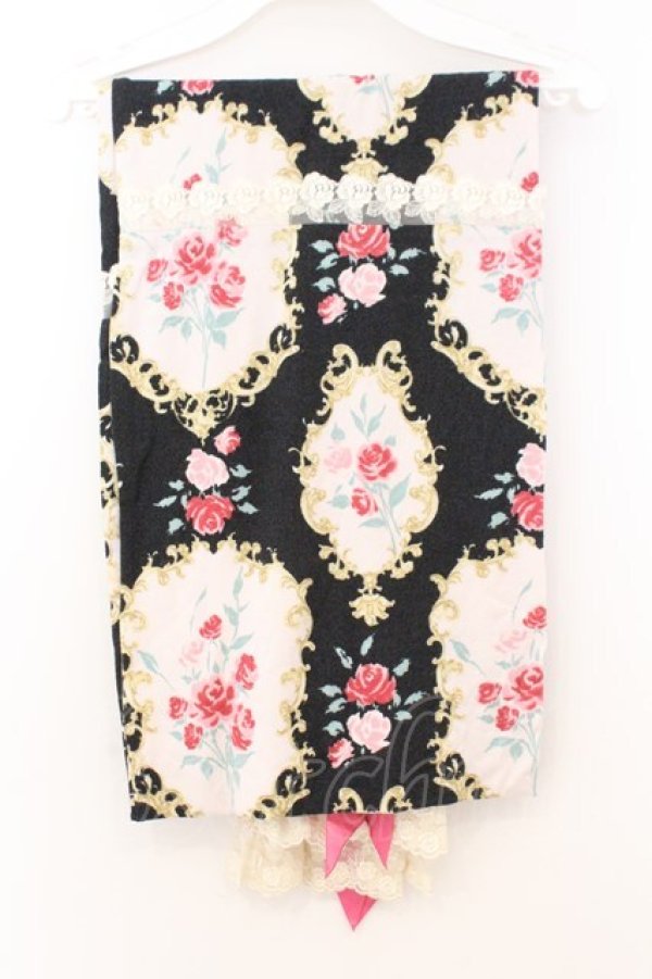 画像3: JESUS DIAMANTE / アントワーヌストール  オーナメント柄クロ O-26-02-21-037-JE-ZA-IG-OS (3)