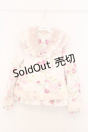 画像: JESUS DIAMANTE / ベルサイユダウンコート 38 ぼかし薔薇 O-26-02-21-038-JE-CO-IG-OS