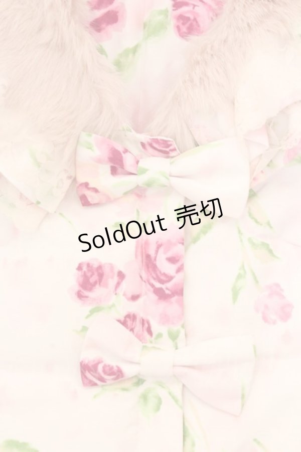 画像2: JESUS DIAMANTE / ベルサイユダウンコート 38 ぼかし薔薇 O-26-02-21-038-JE-CO-IG-OS (2)