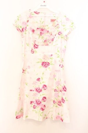 画像: JESUS DIAMANTE / ミシュランディナーワンピース 40 ぼかし薔薇 O-26-02-21-040-JE-OP-IG-OS