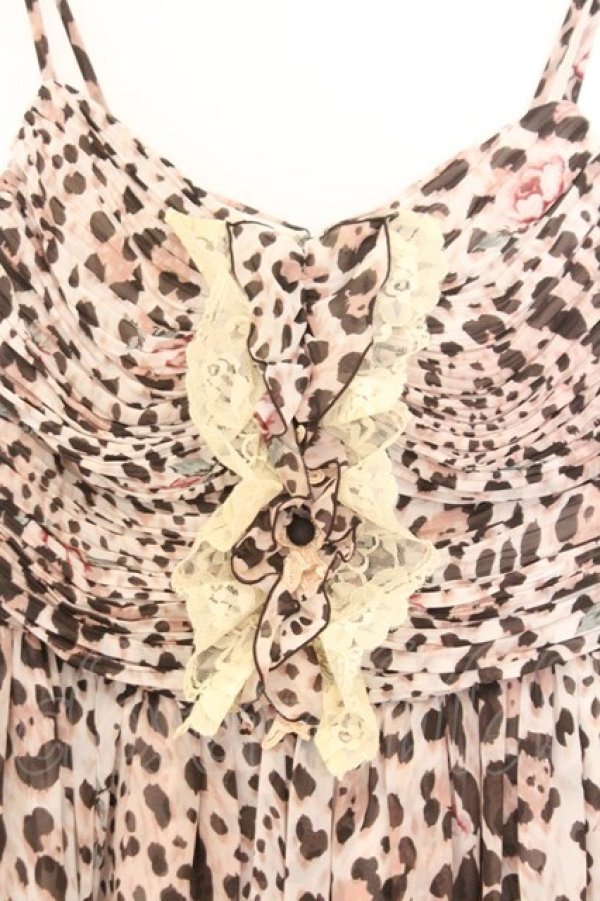 画像2: JESUS DIAMANTE / シャトーワンピース 42 ヒョウ薔薇 O-26-02-21-044-JE-OP-IG-OS (2)