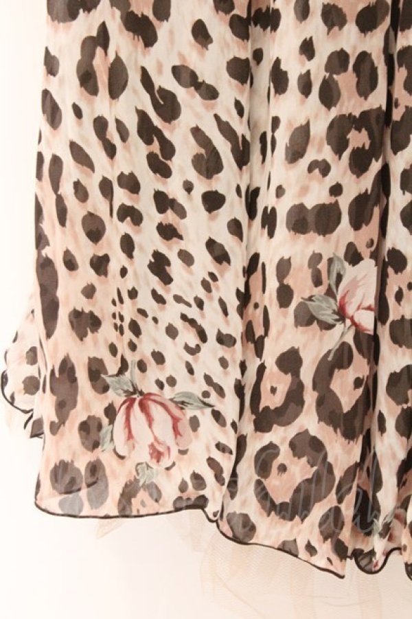 画像3: JESUS DIAMANTE / シャトーワンピース 42 ヒョウ薔薇 O-26-02-21-044-JE-OP-IG-OS (3)