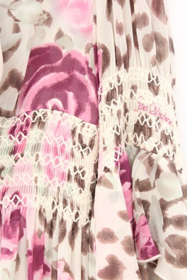 画像3: JESUS DIAMANTE / スカーフワンピース 40 ヒョウ薔薇 O-26-02-21-045-JE-OP-IG-OS (3)