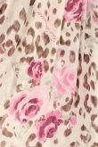 画像4: JESUS DIAMANTE / スカーフワンピース 40 ヒョウ薔薇 O-26-02-21-045-JE-OP-IG-OS (4)