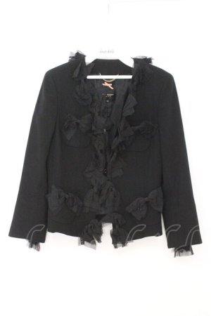 画像: JESUS DIAMANTE / リボンジャケット 38 クロ O-26-02-21-047-JE-JA-IG-OS