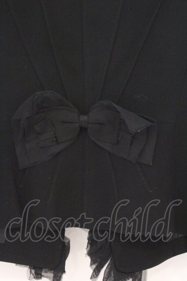 画像4: JESUS DIAMANTE / リボンジャケット 38 クロ O-26-02-21-047-JE-JA-IG-OS (4)