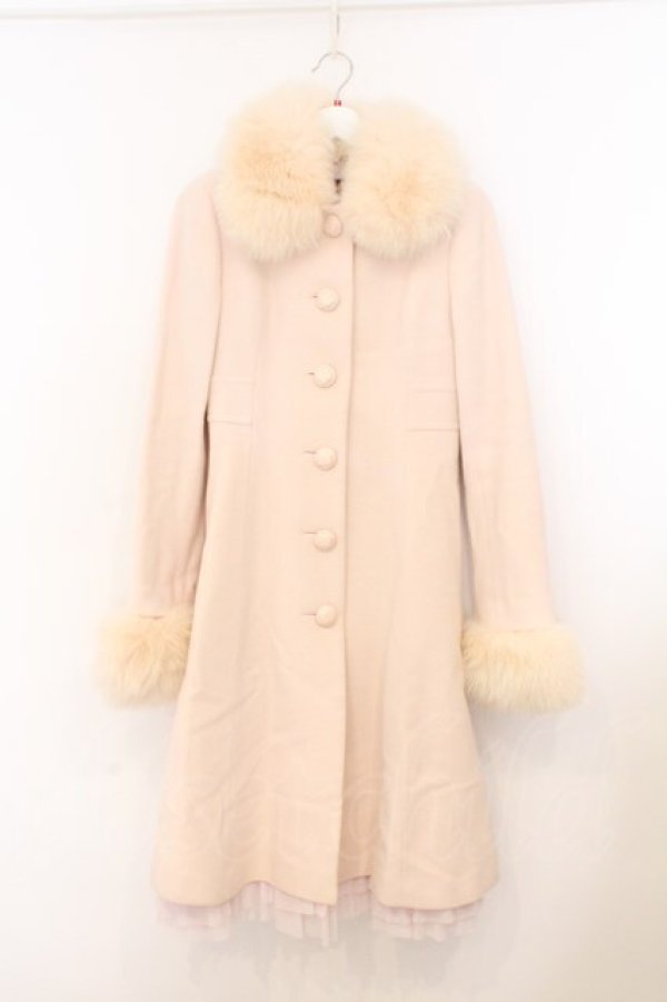 画像1: JESUS DIAMANTE / シンデレラコート 38 ピンク O-26-02-21-050-JE-CO-IG-OS (1)