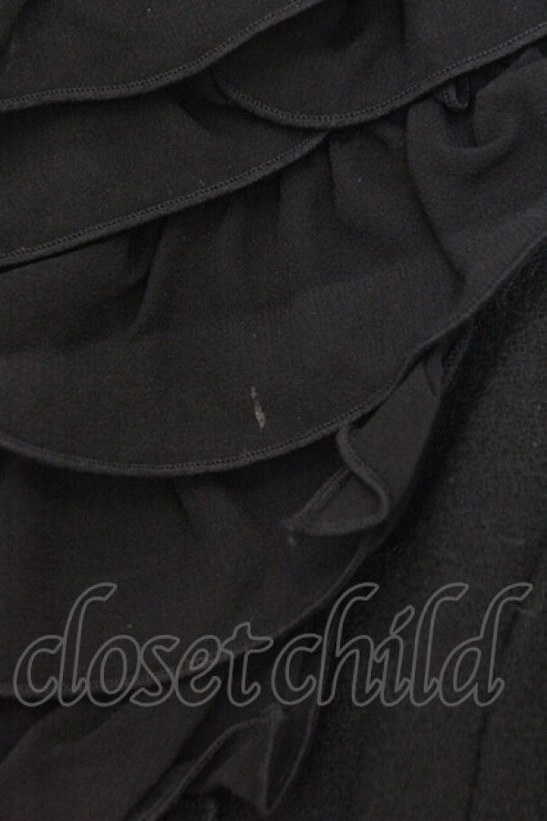 画像3: JESUS DIAMANTE / ミシュランディナーワンピース 42 無地クロ O-26-02-21-060-JE-OP-IG-OS (3)