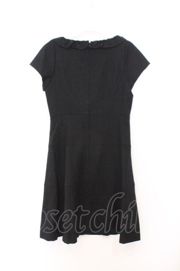 画像4: JESUS DIAMANTE / ミシュランディナーワンピース 42 無地クロ O-26-02-21-060-JE-OP-IG-OS (4)