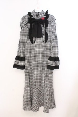 画像: Jamieエーエヌケー / マーメイドフリルワンピース  クロ O-26-02-21-061-0-OP-IG-OS