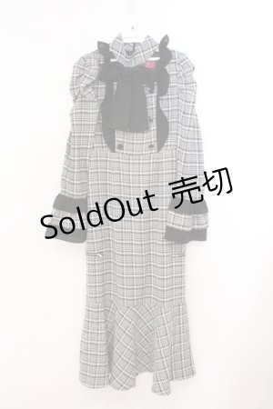 画像: Jamieエーエヌケー / マーメイドフリルワンピース  クロ O-26-02-21-061-0-OP-IG-OS