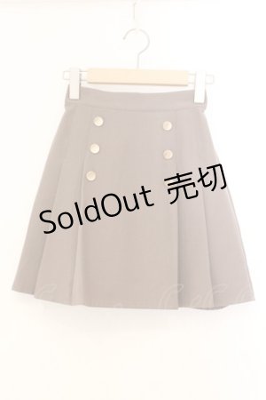 画像: Honey Cinnamon / ダブルボタンプリーツスカート  ブラウン O-26-02-21-071-LO-SK-IG-OS