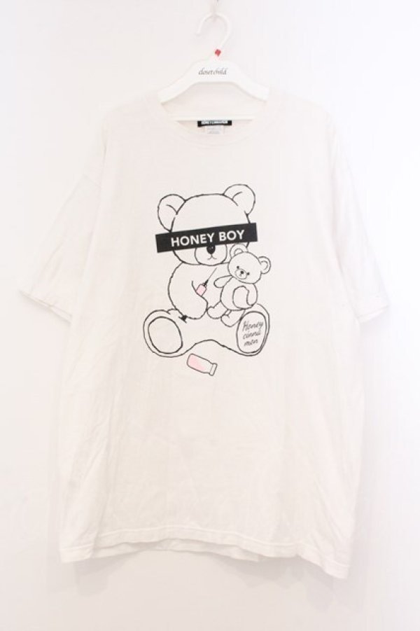 画像1: Honey Cinnamon / 注射中シナモンTシャツ  シロ O-26-02-21-079-LO-TS-IG-OS (1)