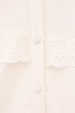 画像2: evelyn / コットンレースプルブラウス  オフシロ O-26-02-21-081-LO-BL-IG-OS (2)