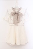 画像1: evelyn / 総レースリボンワンピース  オフシロ×アイボリー O-26-02-21-083-LO-OP-IG-OS (1)