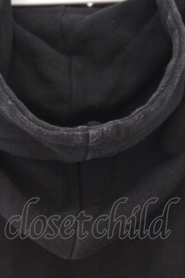 画像4: Honey Cinnamon / 目隠しテディパーカー  クロ O-26-02-21-093-LO-TO-IG-OS (4)