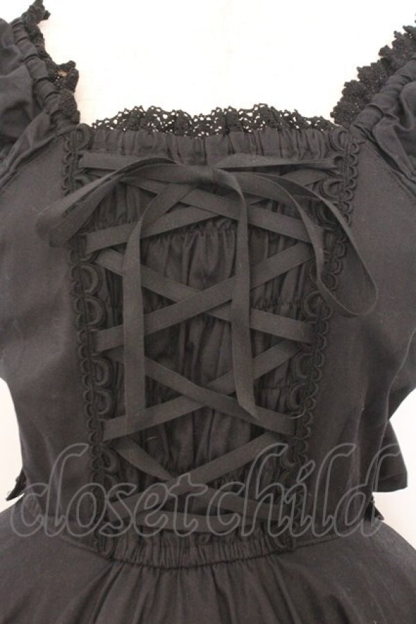 画像2: BABY,THE STARS SHINE BRIGHT / オズの魔法使いアップリケサーキュラージャンパースカート  クロ O-26-02-21-010-BA-OP-IG-OS (2)