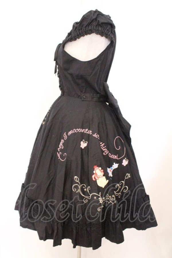 画像6: BABY,THE STARS SHINE BRIGHT / オズの魔法使いアップリケサーキュラージャンパースカート  クロ O-26-02-21-010-BA-OP-IG-OS (6)