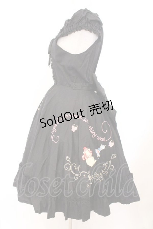 画像6: BABY,THE STARS SHINE BRIGHT / オズの魔法使いアップリケサーキュラージャンパースカート  クロ O-26-02-21-010-BA-OP-IG-OS (6)