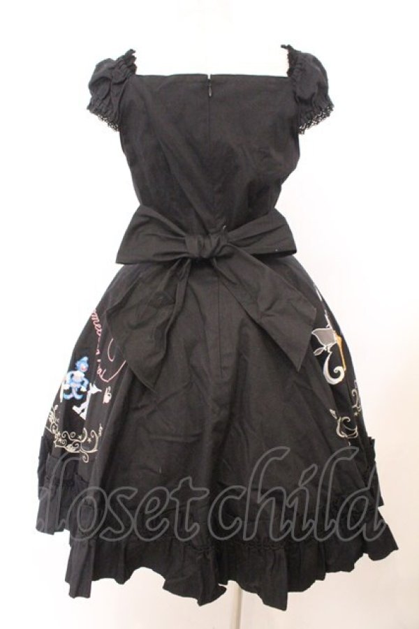 画像7: BABY,THE STARS SHINE BRIGHT / オズの魔法使いアップリケサーキュラージャンパースカート  クロ O-26-02-21-010-BA-OP-IG-OS (7)