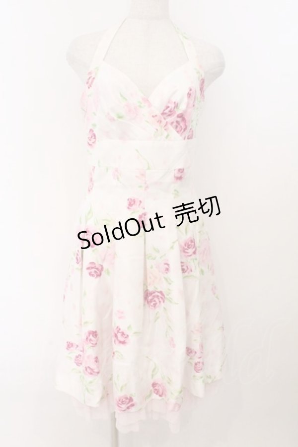 画像1: JESUS DIAMANTE / 魅惑ワンピ 42 ぼかし薔薇 O-26-02-21-002-JE-OP-IG-OS (1)