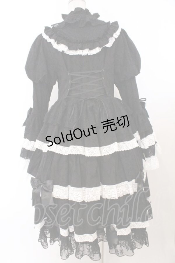 画像6: Hoshibako Works / シャルロット デコラティヴワンピース  クロ×シロ O-26-02-21-011-LO-OP-IG-OS (6)