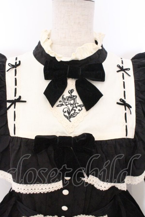 画像2: Hoshibako Works / 西洋人形魔法ワンピース  クロ×生成り O-26-02-21-012-LO-OP-IG-OS (2)