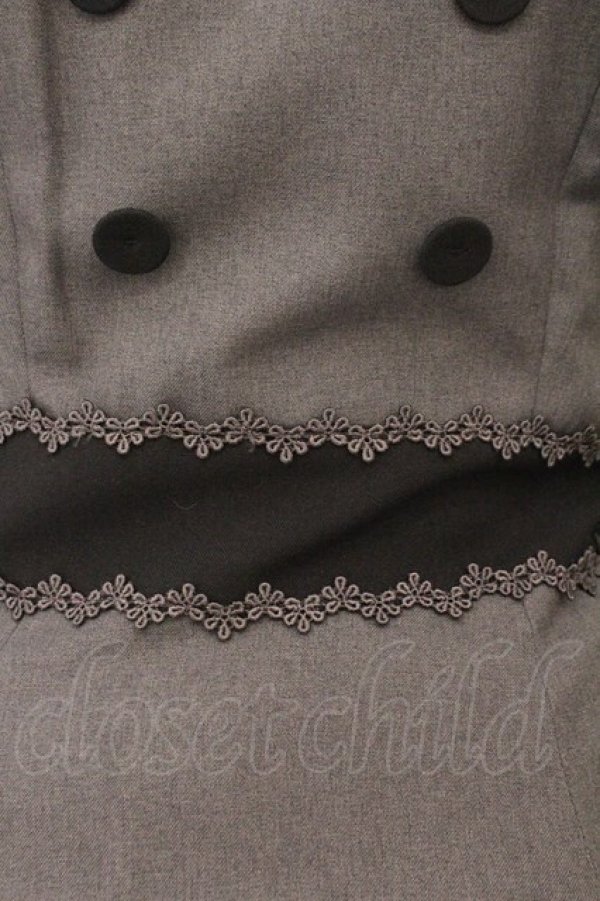 画像3: Innocent World / Flawless Ladyワンピース L グレー O-26-02-21-013-IW-OP-IG-OS (3)