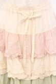 画像2: PINK HOUSE / 配色フリルスカート  ピンク×ハッカ O-26-02-21-017-LO-SK-OW-OS (2)