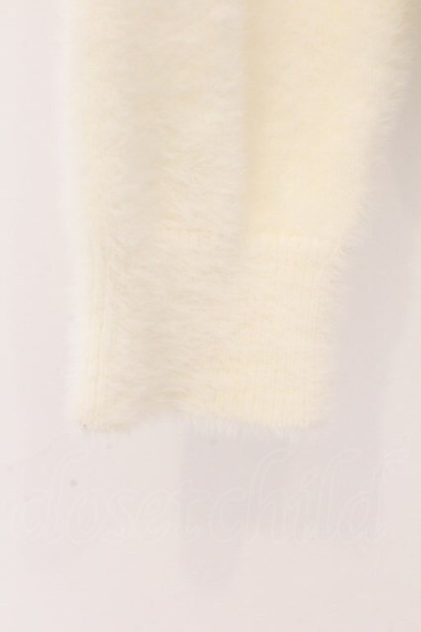 画像3: PINK HOUSE / うさぎの耳フード付きニットパーカー  キナリ O-26-02-21-019-LO-TO-OW-OS (3)