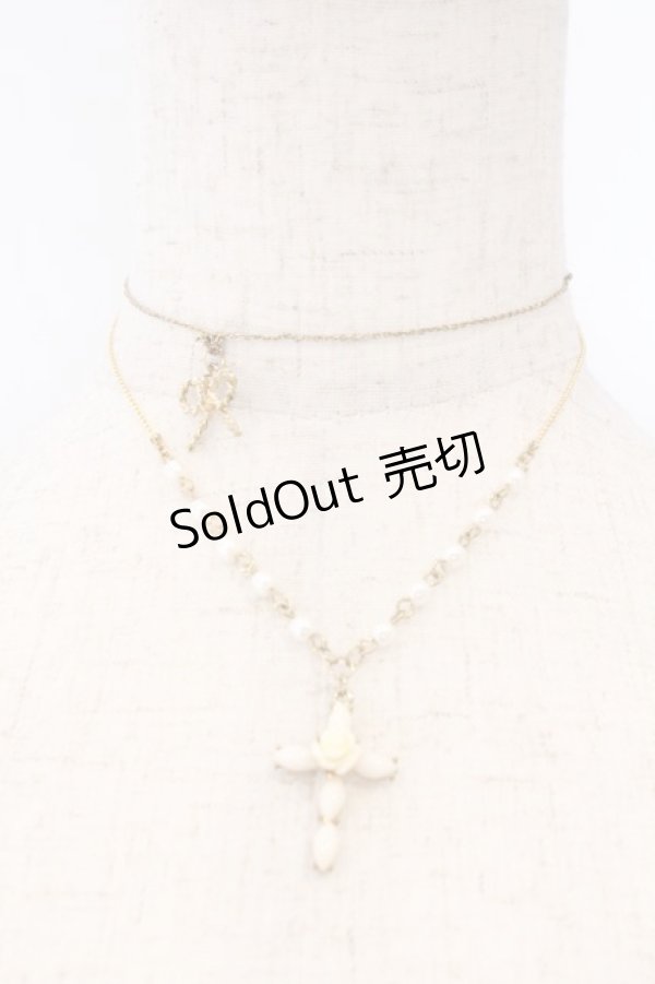 画像1: LIZ LISA / クロスネックレス  ゴールド O-26-02-22-016-LO-AC-OW-OS (1)