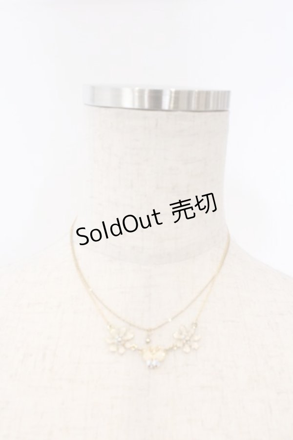 画像1: LIZ LISA / フラワーストーンネックレス  ゴールド O-26-02-22-020-LO-AC-OW-OS (1)