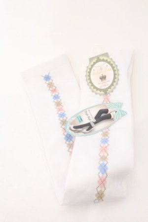 画像: LOLITAその他 / ソックス  シロ×アーガイル O-26-02-22-026-LO-ZA-OW-OS