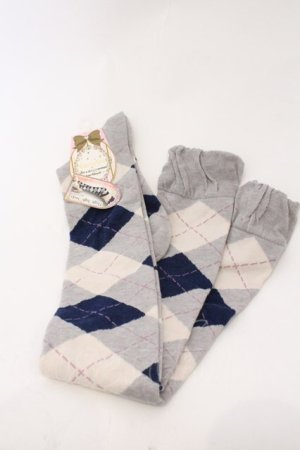 画像: LOLITAその他 / ソックス  グレー×アーガイル O-26-02-22-027-LO-ZA-OW-OS