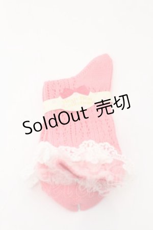 画像: LOLITAその他 / ソックス  ピンク O-26-02-22-030-LO-ZA-OW-OS