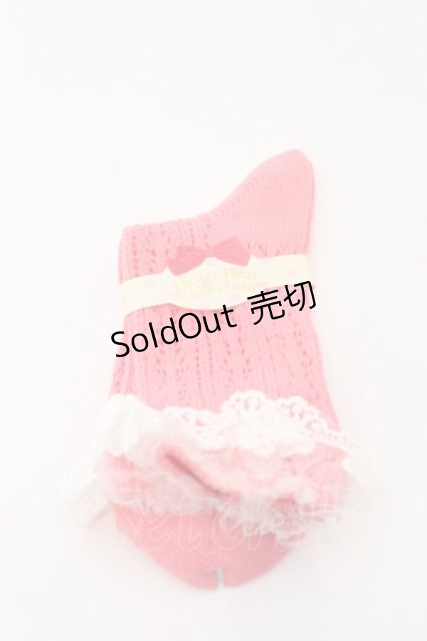 画像1: LOLITAその他 / ソックス  ピンク O-26-02-22-030-LO-ZA-OW-OS (1)
