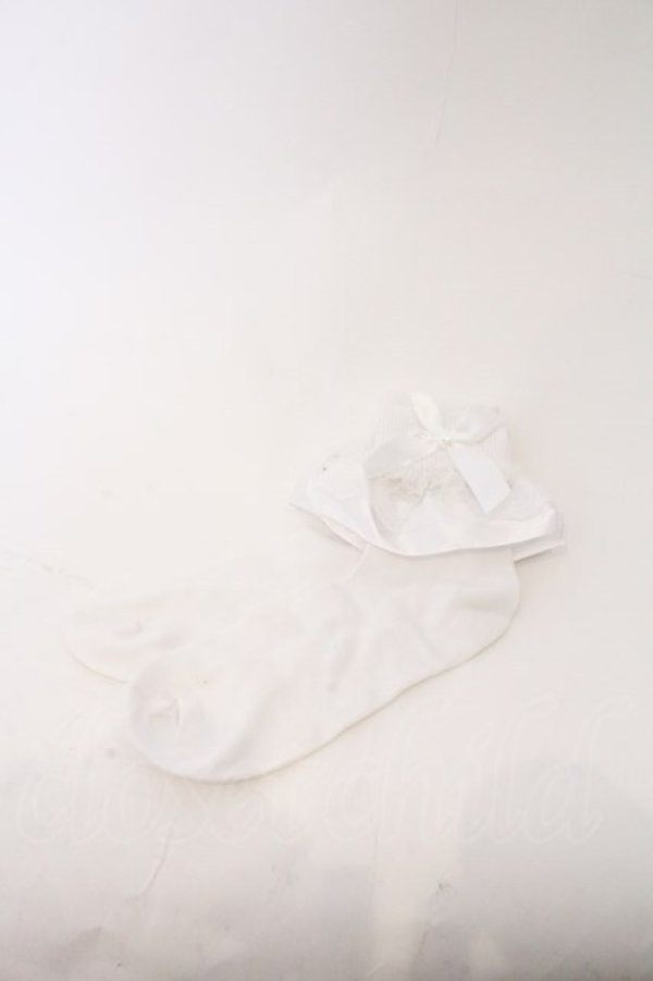 画像1: LOLITAその他 / ソックス  シロ O-26-02-22-035-LO-ZA-OW-OS (1)