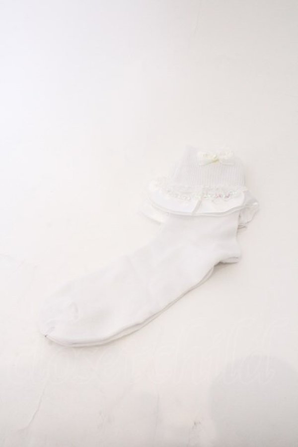 画像1: LOLITAその他 / ソックス  シロ O-26-02-22-041-LO-ZA-OW-OS (1)