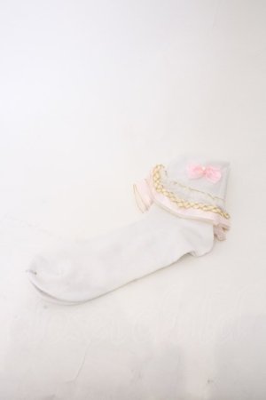 画像: LOLITAその他 / ソックス  シロ O-26-02-22-045-LO-ZA-OW-OS