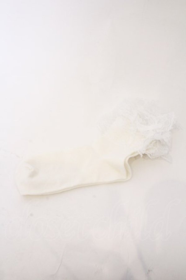 画像1: LOLITAその他 / ソックス  シロ O-26-02-22-047-LO-ZA-OW-OS (1)