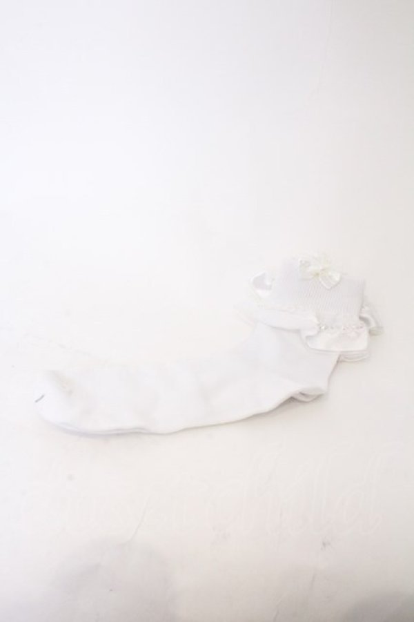 画像1: LOLITAその他 / ソックス  シロ O-26-02-22-048-LO-ZA-OW-OS (1)