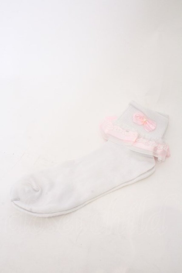 画像1: LOLITAその他 / ソックス  シロ O-26-02-22-051-LO-ZA-OW-OS (1)