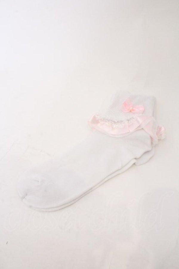 画像1: LOLITAその他 / ソックス  シロ O-26-02-22-052-LO-ZA-OW-OS (1)