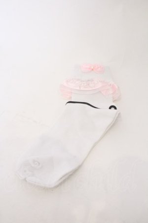 画像: LOLITAその他 / ソックス  シロ O-26-02-22-054-LO-ZA-OW-OS
