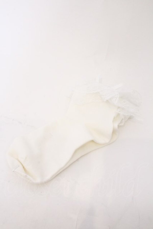 画像1: LOLITAその他 / ソックス  シロ O-26-02-22-057-LO-ZA-OW-OS (1)