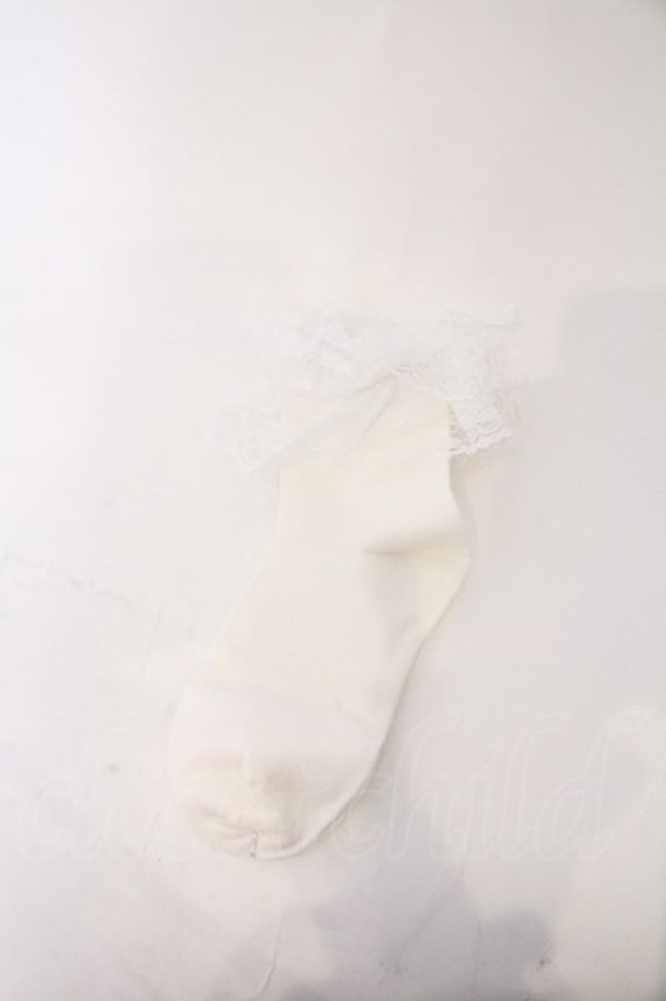 画像1: LOLITAその他 / ソックス  シロ O-26-02-22-062-LO-ZA-OW-OS (1)