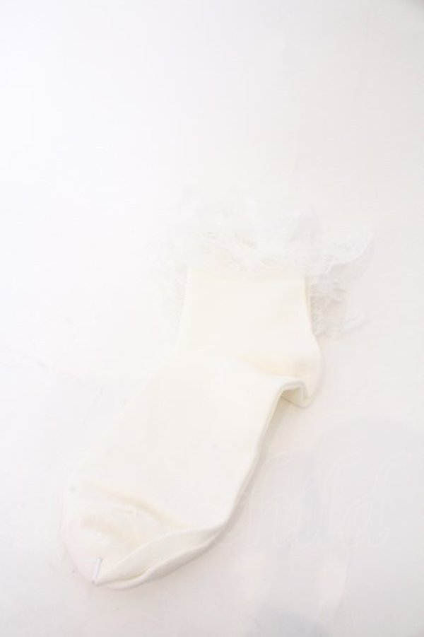 画像1: LOLITAその他 / ソックス  シロ O-26-02-22-063-LO-ZA-OW-OS (1)