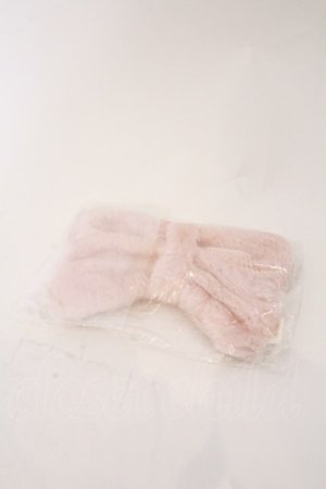 画像: MILK / リボンファーポーチ  ピンク O-26-02-22-066-ML-ZA-IG-OS